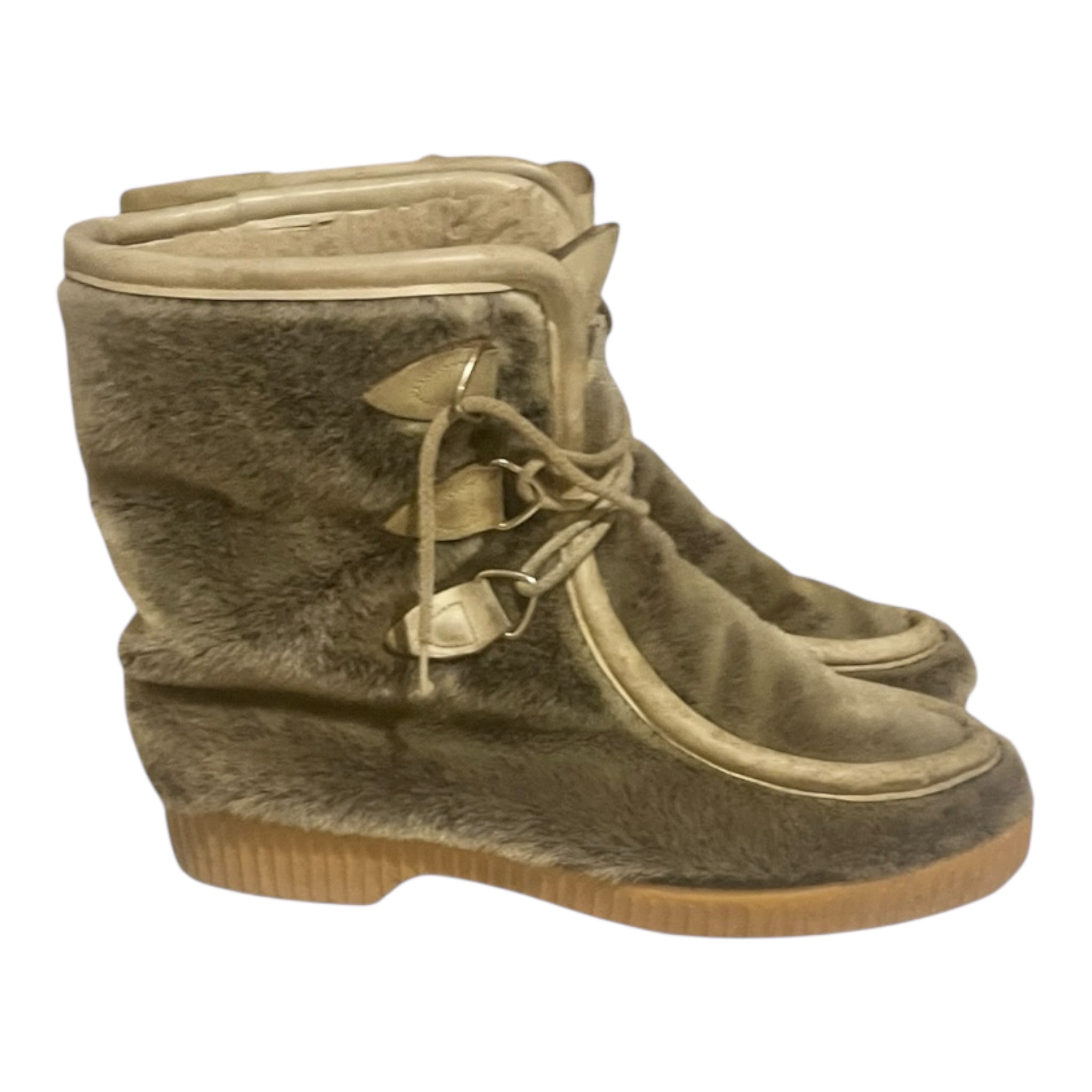 Vintage Drifter Faux Seal Boots Size 12