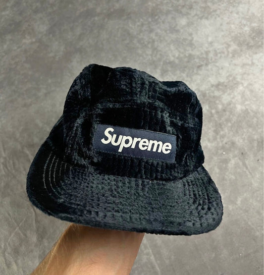 SUPREME Croc Embossed Velvet Hat