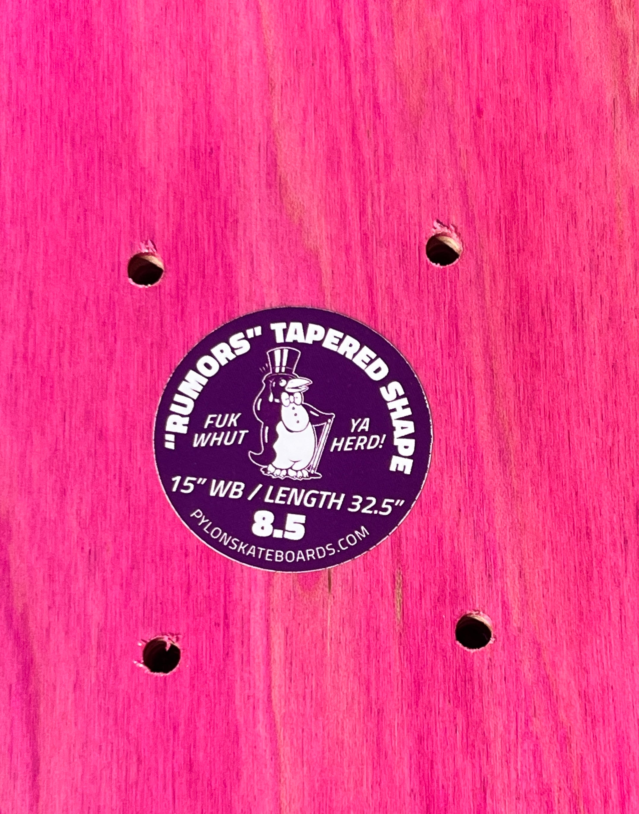 Alex Chalmers Happy Gilmore Pylon Skateboards Size 8.5