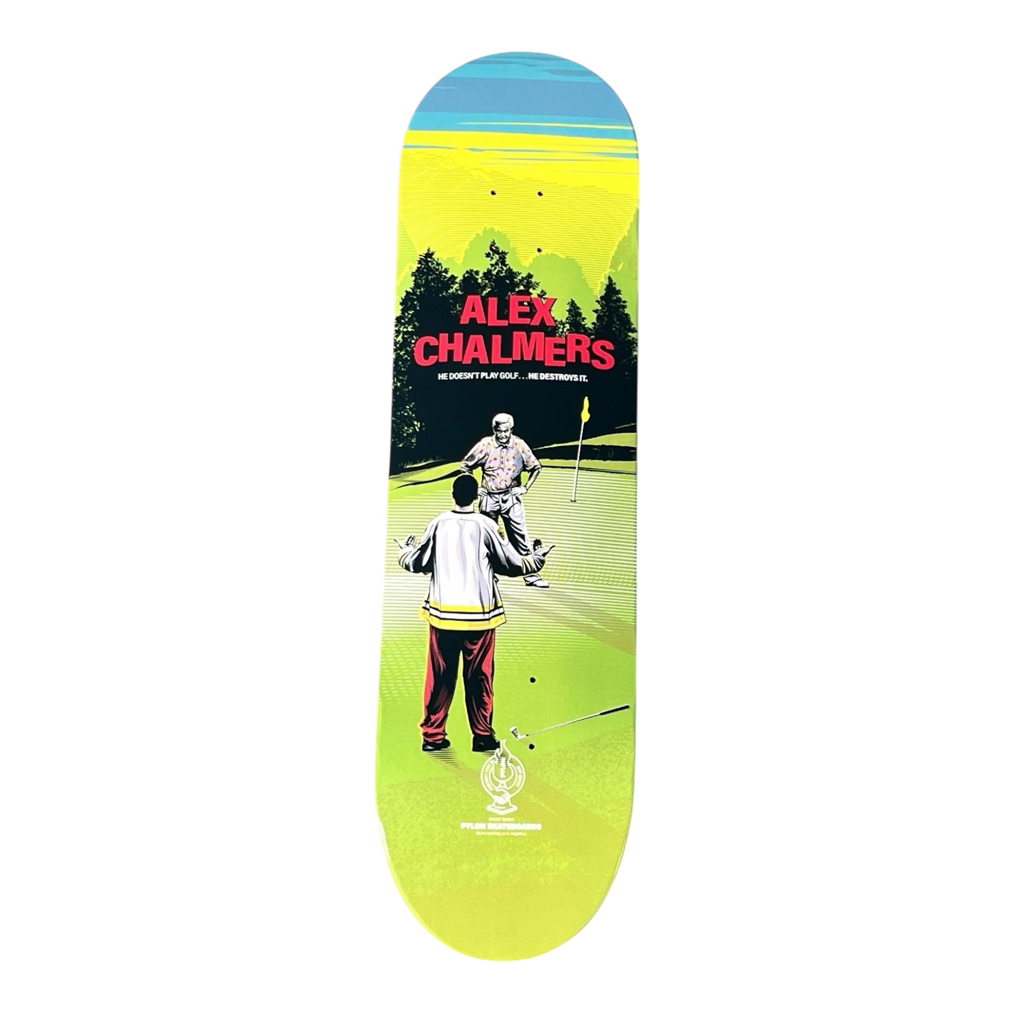 Alex Chalmers Happy Gilmore Pylon Skateboards Size 8.5