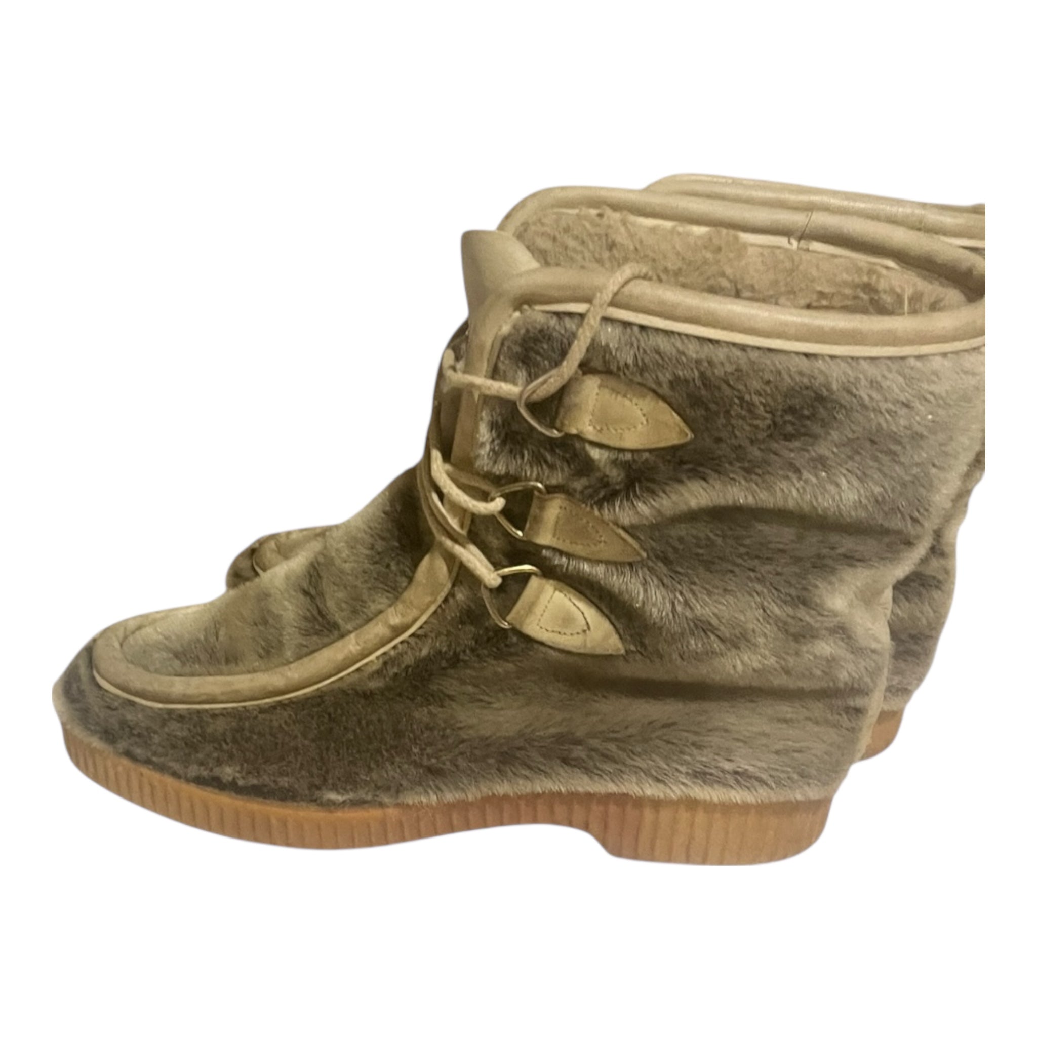 Vintage Drifter Faux Seal Boots Size 12